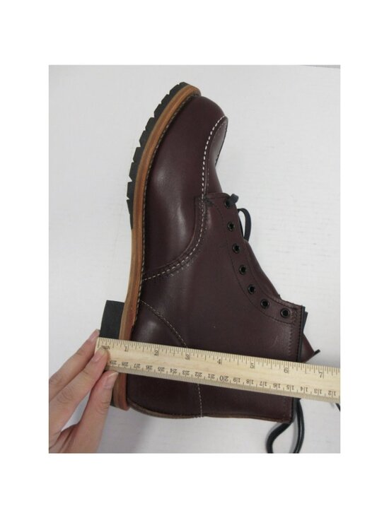 Red Wing Shoes Boots 11 D Red Beckman Leather Moc Toe Lug 9010 NEW main image 11